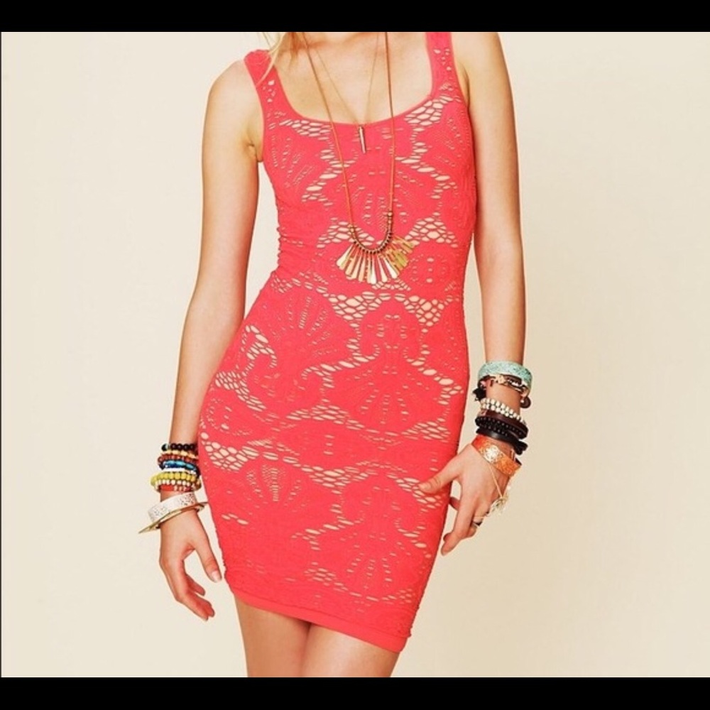 Free People Intimately Lace Bodycon Dress XS/S